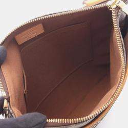 Pre Owned Louis Vuitton Pochette Valmy Brown Monogram Canvas Crossbody Bag