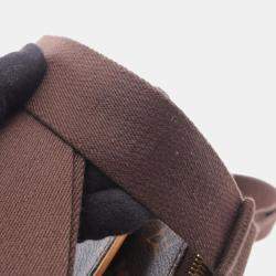 Pre Owned Louis Vuitton Pochette Valmy Brown Monogram Canvas Crossbody Bag