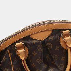 Pre Owned Louis Vuitton Tivoli PM Brown Monogram Canvas Tote Bag