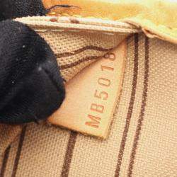 Pre Owned Louis Vuitton Neverfull MM Brown Monogram Canvas Tote Bag