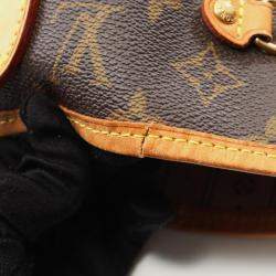 Pre Owned Louis Vuitton Neverfull MM Brown Monogram Canvas Tote Bag