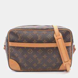 Pre Owned Louis Vuitton Trocadero 27 Brown Monogram Canvas Shoulder Bag