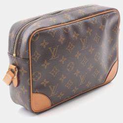 Pre Owned Louis Vuitton Trocadero 27 Brown Monogram Canvas Shoulder Bag