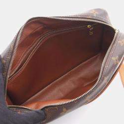 Pre Owned Louis Vuitton Trocadero 27 Brown Monogram Canvas Shoulder Bag