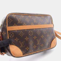 Pre Owned Louis Vuitton Trocadero 27 Brown Monogram Canvas Shoulder Bag