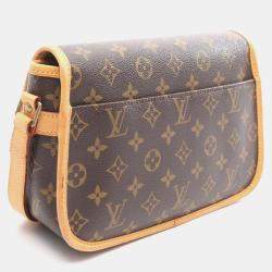 Pre Owned Louis Vuitton Sologne Brown Monogram Canvas Shoulder Bag