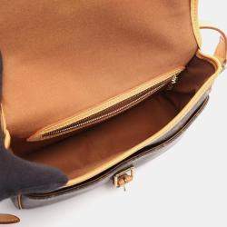Pre Owned Louis Vuitton Sologne Brown Monogram Canvas Shoulder Bag