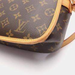 Pre Owned Louis Vuitton Sologne Brown Monogram Canvas Shoulder Bag