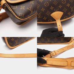 Pre Owned Louis Vuitton Sologne Brown Monogram Canvas Shoulder Bag
