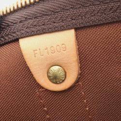 Pre Owned Louis Vuitton Keepall 55 Brown Monogram Canvas Travel Bag