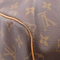 Pre Owned Louis Vuitton Keepall 55 Brown Monogram Canvas Travel Bag