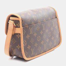 Pre Owned Louis Vuitton Sologne Brown Monogram Canvas Shoulder Bag