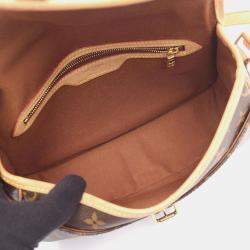Pre Owned Louis Vuitton Sologne Brown Monogram Canvas Shoulder Bag