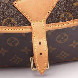 Pre Owned Louis Vuitton Sologne Brown Monogram Canvas Shoulder Bag