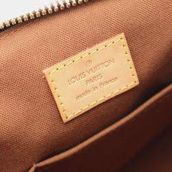 Pre Owned Louis Vuitton Tivoli PM Brown Monogram Canvas Tote Bag