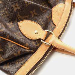 Pre Owned Louis Vuitton Tivoli PM Brown Monogram Canvas Tote Bag
