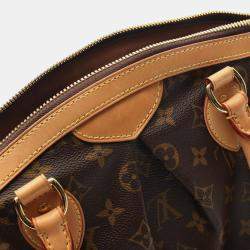 Pre Owned Louis Vuitton Tivoli PM Brown Monogram Canvas Tote Bag