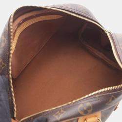 Pre Owned Louis Vuitton Montorgueil PM Brown Monogram Canvas Shoulder Bag