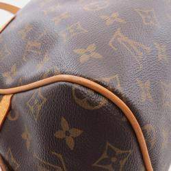 Pre Owned Louis Vuitton Montorgueil PM Brown Monogram Canvas Shoulder Bag