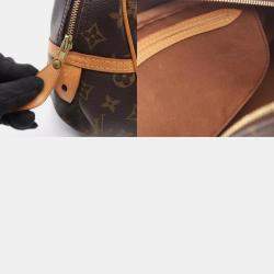 Pre Owned Louis Vuitton Montorgueil PM Brown Monogram Canvas Shoulder Bag