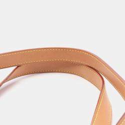 Pre Owned Louis Vuitton Cabas Mezzo Brown Monogram Canvas Tote Bag