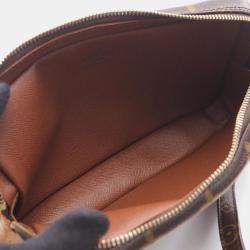 Pre Owned Louis Vuitton Marly Bandouliere Brown Monogram Canvas Shoulder Bag