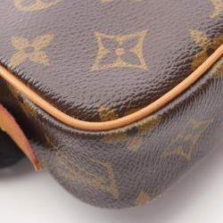 Pre Owned Louis Vuitton Marly Bandouliere Brown Monogram Canvas Shoulder Bag