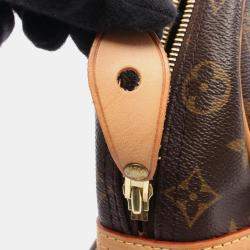 Pre Owned Louis Vuitton Montorgueil PM Brown Monogram Canvas Shoulder Bag