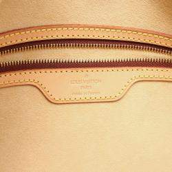 Pre Owned Louis Vuitton Cite GM Brown Monogram Canvas Shoulder Bag
