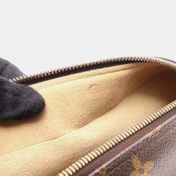 Pre Owned Louis Vuitton Cite GM Brown Monogram Canvas Shoulder Bag
