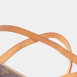 Pre Owned Louis Vuitton Cite GM Brown Monogram Canvas Shoulder Bag
