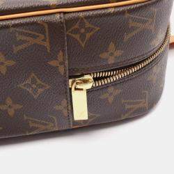 Pre Owned Louis Vuitton Cite GM Brown Monogram Canvas Shoulder Bag