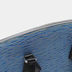 Pre Owned Louis Vuitton Phoenix MM Blue Epi Leather Tote Bag