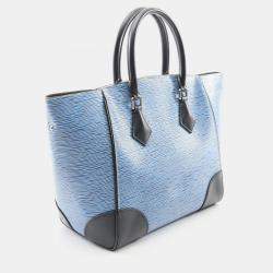 Pre Owned Louis Vuitton Phoenix MM Blue Epi Leather Tote Bag