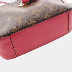 Pre Owned Louis Vuitton Saintonge Brown Monogram Canvas Crossbody Bag