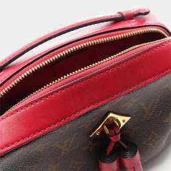 Pre Owned Louis Vuitton Saintonge Brown Monogram Canvas Crossbody Bag