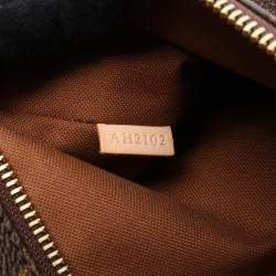Pre Owned Louis Vuitton Pochette Valmy Brown Monogram Canvas Crossbody Bag