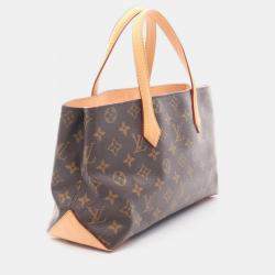 Pre Owned Louis Vuitton Wilshire PM Brown Monogram Canvas Tote Bag
