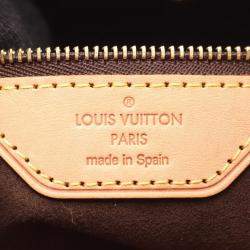 Pre Owned Louis Vuitton Wilshire PM Brown Monogram Canvas Tote Bag
