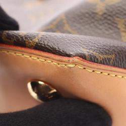 Pre Owned Louis Vuitton Wilshire PM Brown Monogram Canvas Tote Bag