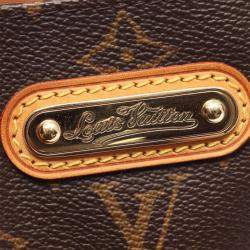 Pre Owned Louis Vuitton Wilshire PM Brown Monogram Canvas Tote Bag