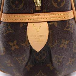 Pre Owned Louis Vuitton Montorgueil GM Brown Monogram Canvas Shoulder Bag