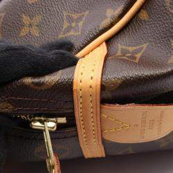 Pre Owned Louis Vuitton Montorgueil GM Brown Monogram Canvas Shoulder Bag
