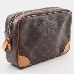 Pre Owned Louis Vuitton Trocadero 27 Brown Monogram Canvas Shoulder Bag