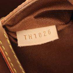 Pre Owned Louis Vuitton Carryall Brown Monogram Canvas Travel Bag