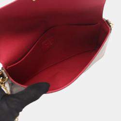 Pre Owned Louis Vuitton Felicie Monogram Canvas Pochette Bag