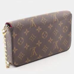 Pre Owned Louis Vuitton Felicie Monogram Canvas Pochette Bag