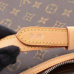 Pre Owned Louis Vuitton Odeon PM Brown Monogram Canvas Crossbody Bag