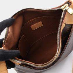 Pre Owned Louis Vuitton Odeon PM Brown Monogram Canvas Crossbody Bag