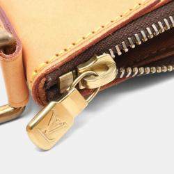 Pre Owned Louis Vuitton Odeon PM Brown Monogram Canvas Crossbody Bag